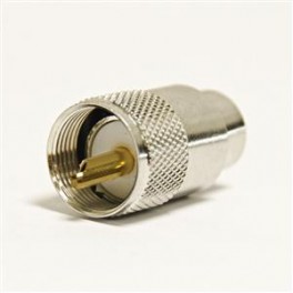 CONECTOR PL-259/9 TEFLON PIN DORADO PARA RG-213.