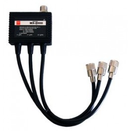 Diamond MX-2000 - TRIPLEXOR 50-144-430 MHZ. CON CABLES, CONECTORES PL (50-144) Y N (430)
