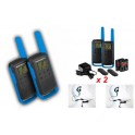 TLKRT62BLUE MOTOROLA pareja de walkies uso libre PMR446 color azul