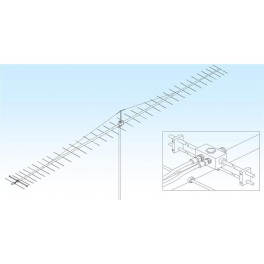 43213WLA - ANTENA M2 430-436 MHZ. GANANCIA 20.5 DBI., 38 ELEMENTOS.