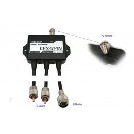 COMET CFX-514N Triplexor 3 salida1,3 - 90 /130 - 200/ 380-500 Mhz