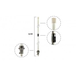 HAMKING HKV-2000N-2 Antena Tribanda VHF/UHF: 50/144/ 430 MHz conector N