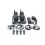 MIDLAND BR02 PROZ Pack QUAD 4 walkies de Uso Libre Calidad Profesional
