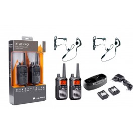 MIDLAND XT-70-PRO Pareja walkies PMR446 USO LIBRE Alcance 12 Km
