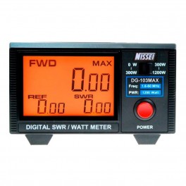 NISSEI DG-103MAX - Medidor digital de ROE/potencia para HF