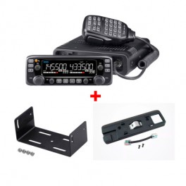 Emisora VHF/UHF bibanda Icom IC-2730E Black Edition + MBF-4 + MBA-4