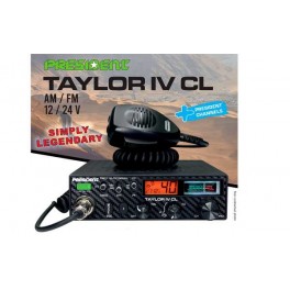 President TAYLOR-CL Emisora CB27 voltaje 12/24 v CH 40 Canales