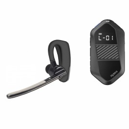 Hytera S1e LF Walkie-Talkie PMR-446 Compacto IP67 con Microauricular y Auricular BT AnyTone Q8 con PTT