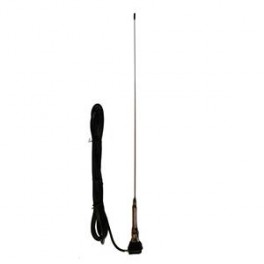 SMA-4-80 - ANTENA SMA-4P, VERSIÓN TIPO MÓVIL CON MUELLE, PARA INSTALACIÓN, AJUSTADA A LA BANDA DE 80 MHZ.